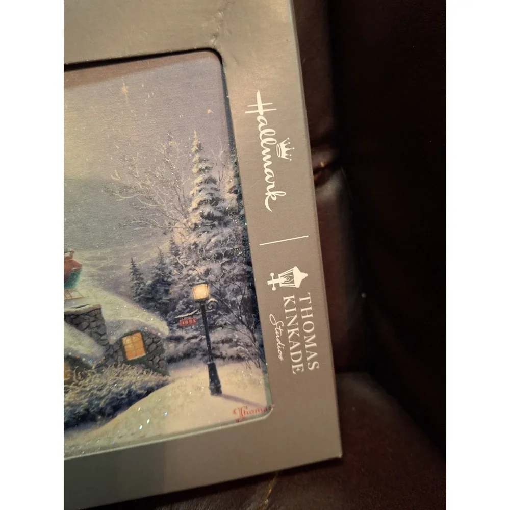 Thomas Kinkade Hallmark Christmas Cards 'Dash Away All' New Factory Sealed